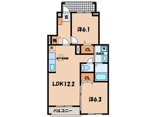 西尾駅 バス13分  上矢田北下車：停歩11分 1階の物件間取画像